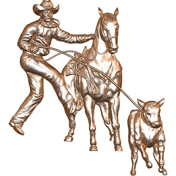 Calf Roper Clay